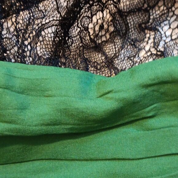 Moulinette Soeurs Anthropologie Black Lace Dress With Kelly Waistband.Balletcore - Picture 12 of 13